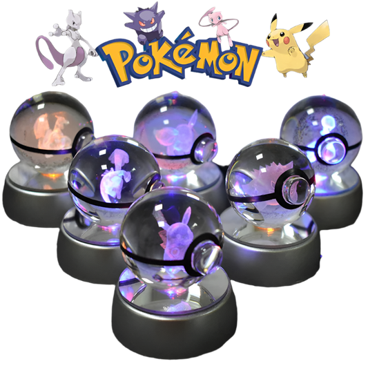 Pokemon Crystal 3D Lamp